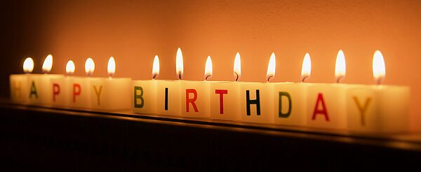Symbolbild Geburtstagskerzen